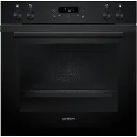 Siemens Elektro-Herd-Set "PQ212KAAB", Energieeffizienz: A+, schwarz (deep schwarz inox), Herdsets, Gleichmäßige 3D-Heißluft & große Zweikreis-Kochzone, Elektro-Herd-Set