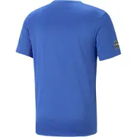 Puma Fit Trainings-T-Shirt Herren blau weiß Gr M