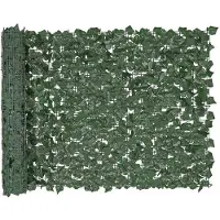 StarTech.com Sichtschutzzaun Efeu, 99x249cm - Künstlicher- grüner Wandschirm -Grüner Efeuzaun mit verstärkter Verbindung - Künstliche Hecken mit Weinblättern - Dekoration für Garten, Hof, Balkon - Terrassendeko