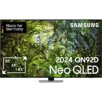 Samsung QN92D 50" Neo QLED 4K Tizen OS Smart TV (2024), 127 cm (50"), 3840 x 2160 Pixel, Neo QLED, Smart-TV, WLAN, Silber