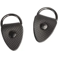 Parat 900017081 Ringkappen-Set für Trageriemen, Schwarz