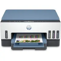 HP Smart Tank 7006 Wireless All-in-One Farbe Drucker, Beidseitiger Druck; Kopierer, Scanner, Thermal Inkjet, Farbdruck, 4800 x 1200 DPI, A4, Direktdruck, Blau, Weiß