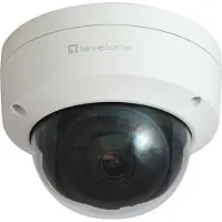 LevelOne GEMINI Feste-Dom-IP-Netzwerk-Kamera, 2 Megapixel, H.265, Vandalensicher, 802.3af PoE, Innen / Außen, IP-Sicherheitskamera, Innen & Außen, Kabelgebunden, CE, FCC, Decke/Wand, Weiß