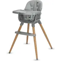Bebeconfort Avista 2, 4-in-1 Hochstuhl mitwachsend, Hochstuhl Baby, Sitzerhöhung Essstuhl, Kinderhochstuhl, 6 Monate bis 14 Jahre, Tinted Grey