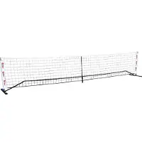 Powershot TennisFußball-Stahlnetz 6m x 1,10m - Ideal für die Verbesserung der Technik im Garten oder für Fußballvereine
