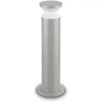 Ideal Lux 321905 OUTDOOR TORRE Stehleuchte/Mastleuchte für den Außenbereich, 1xE27, H600mm, IP44, grau