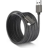 INF Link-Kabel – VR-Kabel kompatibel mit Oculus Quest 2 Dunkelgrau 5 m
