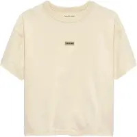 Calvin Klein T-Shirt Folded Logo IG0IG03063 Beige Regular Fit