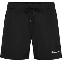 Champion Badeshorts "Beachshort Standard Fit", Herren, Gr. S, N-Gr, schwarz (nbk), Web, Polyamid, Badehosen Badeshorts, schnelltrocknendes Material, aus Polyamid, bequeme Passform