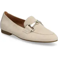 Gabor 25.211.12, Slipper & Mokassin in Beige für Damen, Größe 42