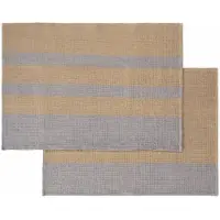 Blomus Geschirrtuch "GANO, aus 100% Baumwolle, GOTS organic, zertifiziert durch BCS 35020" 50x70 cm, Geschirrtücher bestehend aus zwei verschiedenen Mustern