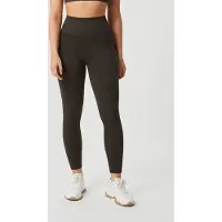 Björn Borg Leggings Studio Seamless Rib Tights Damen Peat-XL