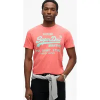 Superdry Neon Vintage Logo Kurzarm-t-shirt