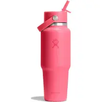 Hydroflask - Wide Flex Straw Travel Bottle - Trinkflasche Gr 946 ml rosa