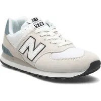 New Balance 574 Herren sportlicher Schnürer in Weiß, Größe 10.5
