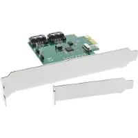 InLine Schnittstellenkarte, 2-fach SATA 6Gb/s, x1 PCIe 2.0, RAID 0/1/SPAN, PCIe, SATA, PCI 2.0, 6 Gbit/s