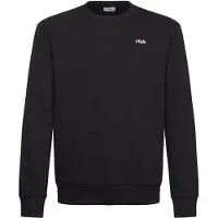 FILA Schwarzes Bio-Baumwoll-Herren-Sweatshirt