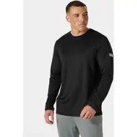 Helly Hansen Unterhemd Tech Crew LS 2.0 Herren Ebony-M