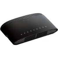 D-Link Des-1008d-8 Ports Lan Fast Ethernet 10/100 Mbps Rj-45. Unmanaged Layer 2. Black Switch