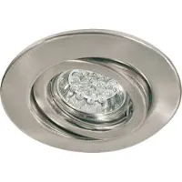 Paulmann 987.32, Einbaustrahler, GU10, 1 Glühbirne(n), LED, 230 V, Gebürsteter Stahl