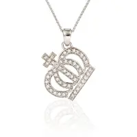 Orphelia Damen-Kette aus 925er Sterlingsilber mit Anhänger – Silber ZH-4358