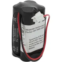 AccuCell Notleuchtenakku NiMH 4,8V 800mAh F2x2 Micro AAA mit 100mm Kabel und Stecker ersetzt Fischer AW-0480-0080-AAA-NM01