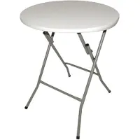 Bolero runder Klapptisch, weiß 60cm