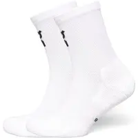 ON Core Run Sock High 2P Socken-Weiss-S
