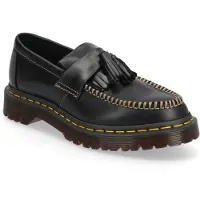 Dr. Martens Unisex. 42849001 Adrian Ben Orleans Loafers schwarz (42), Leder, Wohnung, Keine, Lässig
