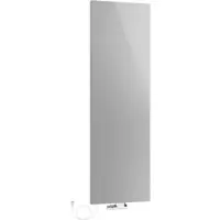 Kermi Pateo Flair Designheizkörper, Glanzsilber Metallic, 1670x670x102 mm, Wärmeleistung 45/35-20: 689 Watt