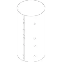 Bosch Verkleidung P1300.6 silber - 7735501783