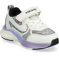 Viking Pixie 1V Kinder Sneaker, Eggshell, 23, Kinderschuhe