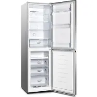 Gorenje NRK418DCS4 Kühl-Gefrierkombination, Freistehend, 256 Liter, Türanschlag wechselbar, silber