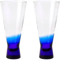 Broste Copenhagen Konus Cocktailgläser 25cl blau 6er-Set