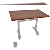 DELUKE Bistrotisch ACHE 110x70cm Rechteckig Gestell Anthrazit Dunkelbraun Holz Cafétisch Bartisch Gartentisch Outdoor-Esstisch