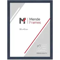 MendeFrames Holzrahmen H300 Klassisch dunkelblau 30x45 cm Klarglas
