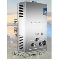 OEM Warmwasserbereiter, Durchlauferhitzer, Edelstahl, 12 L 24KW