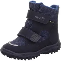 Superfit Gore-Tex Husky2 Klett Jungen Wasserdichter Winterstiefel mit Warmfutter Schwarz/Hellgrau, 1-006080-0020 - Gr. 32