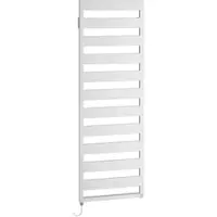 Kermi Casteo-E Bad- und Wohnheizkörper, Elektrobetrieb, weiß RAL 9016 matt, rechts, 800 W, 1.806 x 600 x 30 mm