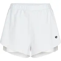 Björn Borg Tennishose Damen Ace 2 In 1 Brilliant White-M