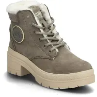 Palladium Pallarise NBK L Veterschoenen Hak - Taupe - Maat 37
