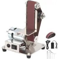 Lixada 775 Multifunctional Grinder Mini Electric Belt Sander DIY Polishing Grinding Machine 110‑240VEU Plug