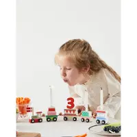 Barbo Toys Geburtstagszug aus Holz