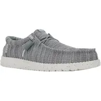 HeyDude Halbschuhe Herren Wally Stretch Grau Mesh