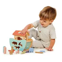Tender Leaf Toys Tender Leaf - Arche Noah Holz Formen Sortierspielzeug für Kinder