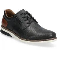 Rieker Schnürhalbschuhe bequem in schwarz, Gr. 44