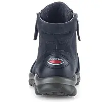Rollingsoft Bootie 76.868.46, Nubukleder, ocean (Mel), Schnürung u. Reißv., Wechselfußbett 38