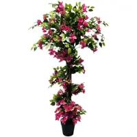 StarTech.com Bougainvillea - Künstlicher Baum - 210 cm - Im Topf - Seidenblüten - Bodenstehend - Für Innenbereich - Rosa