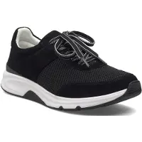 Gabor ROLLINGSOFT Damenschuhe - sportliche Schnür- Halbschuhe schwarz NEU