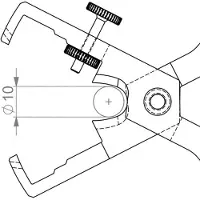 Ginza.se Pg-csf55/4 Abisolierzange